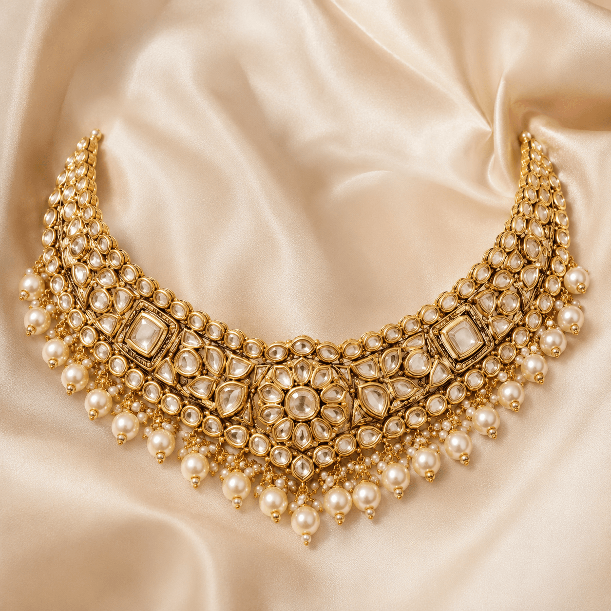 Kundan-Look Choker Set